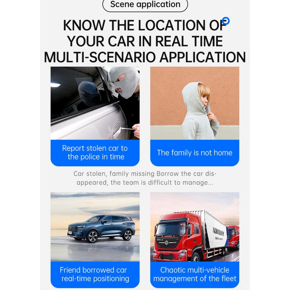 Mini Tracker GPS Auto 4G Q10 cu Magnet, IP67, Baterie 6000mAh Monitorizare în Timp Real [8]