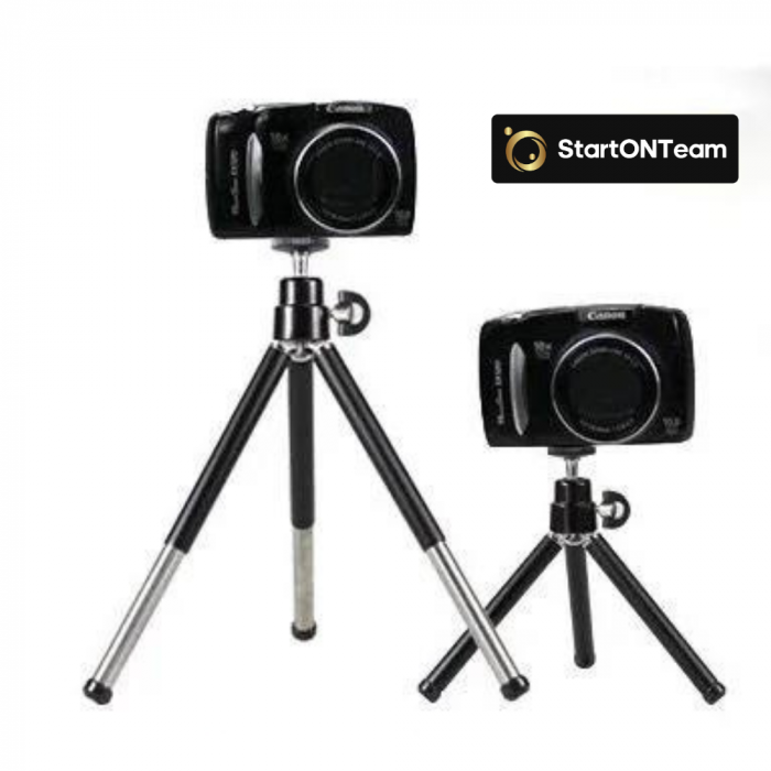 Mini Trepied Cap cu Bila Universal Extensibil [4]