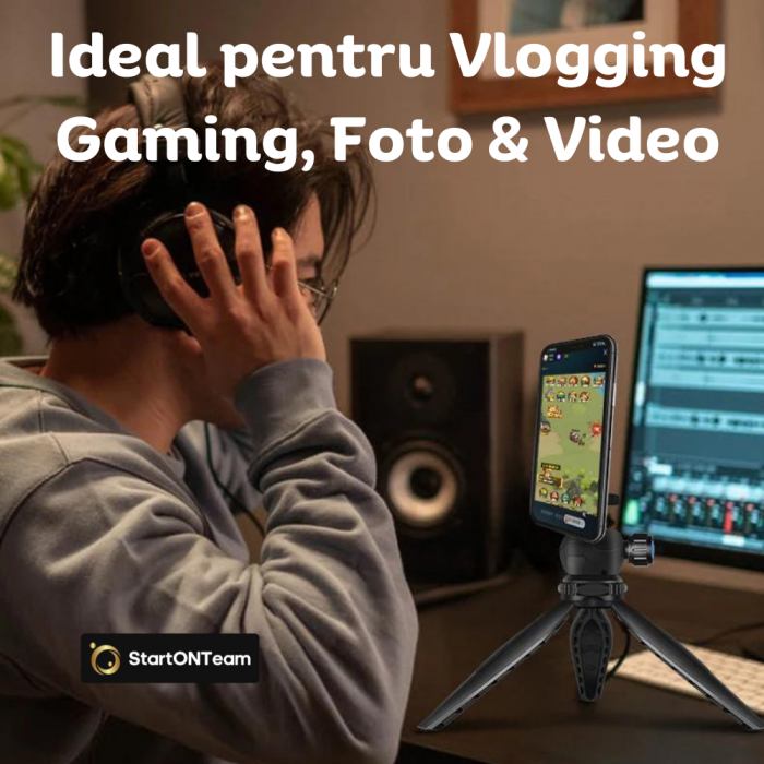 Mini Trepied Profesional, Cap cu bila rotativa [9]