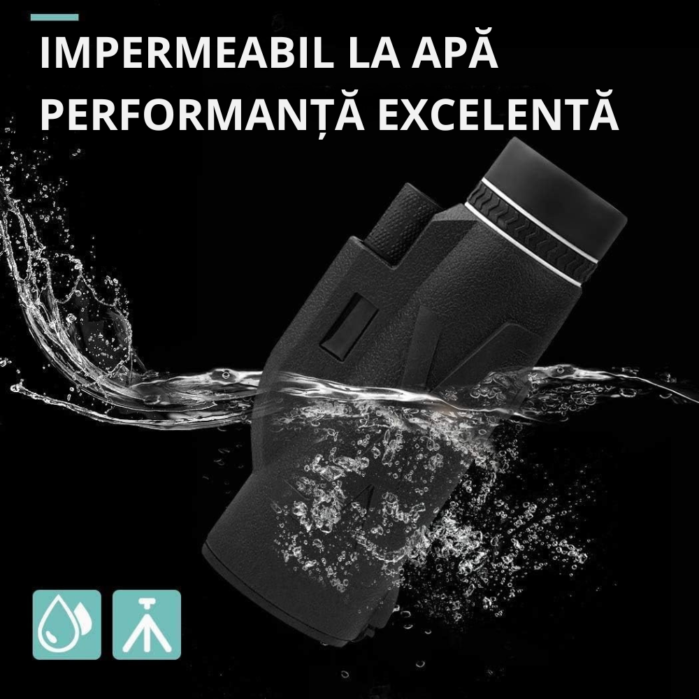 Monoclu Profesional 10x40, Telescop Compact de Inalta Putere [5]