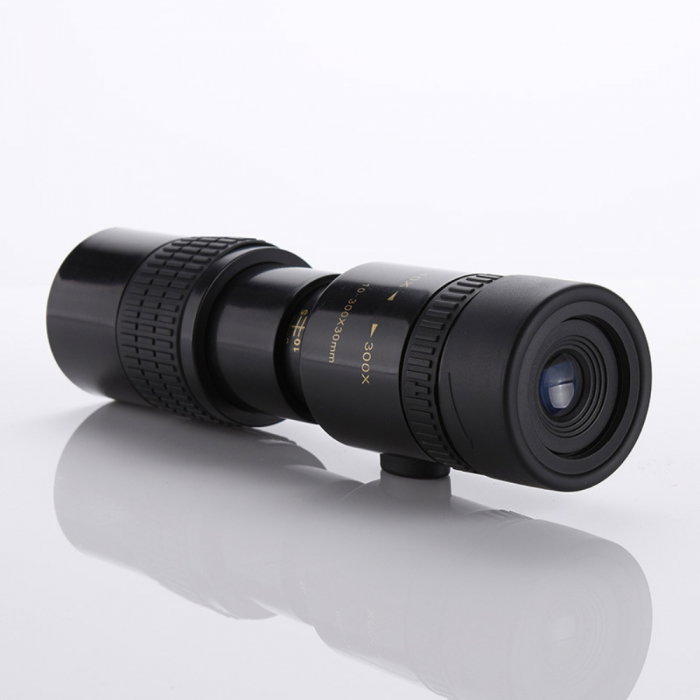 Monoclu Profesional Tip Telescop 4K 10-300X40 cu Prisma BaK-4, Dual Focus, Suport Smartphone și Trepied [3]