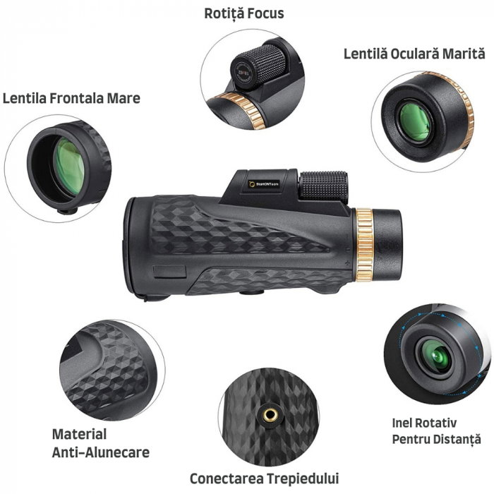 Monoclu Profesional StartONTeam, 16x55 Dual Focus [14]
