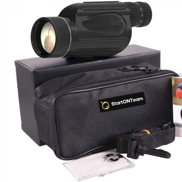 Monoclu Profesional 10-30X50 cu Zoom Reglabil, Prisma BAK4 și Trepied [2]