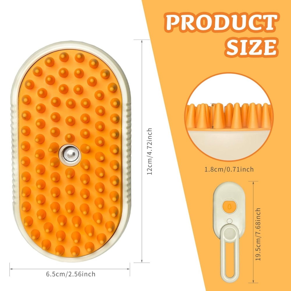 Perie Ergonomica 3 in 1 StartONTeam cu Vapori de Apa [7]