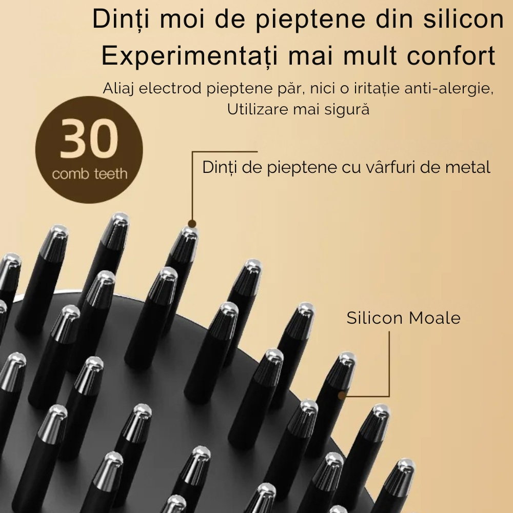 Perie de Par Electrica cu Laser pentru Cresterea Parului [13]