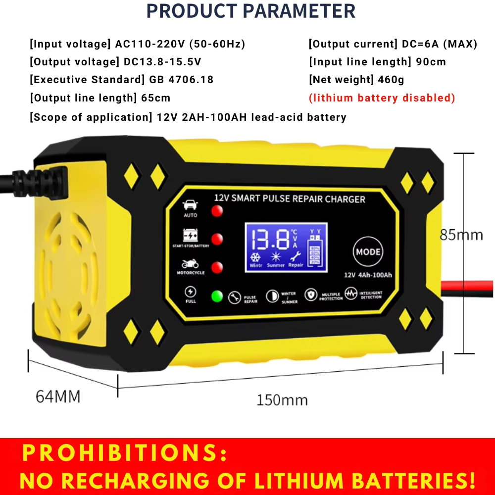 Redresor Automat Inteligent pentru Baterii Auto 12V/5Amp [5]