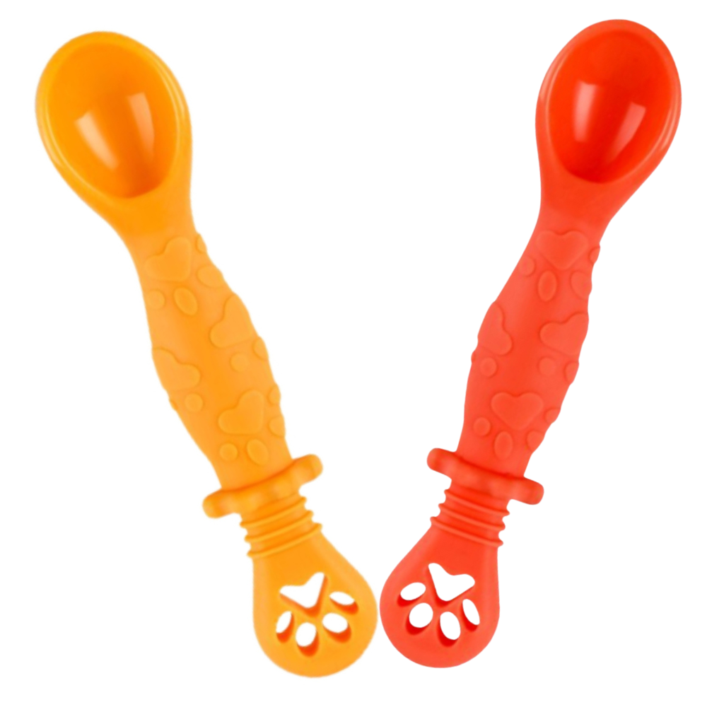 Set 2 Lingurite Bebelusi pentru Hranire si Diversificare, 2 Capete [1]