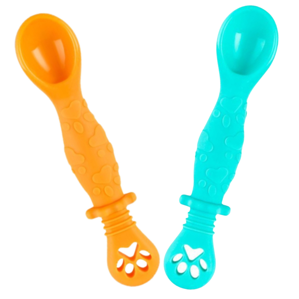 Set 2 Lingurite Bebelusi pentru Hranire si Diversificare, 2 Capete [1]