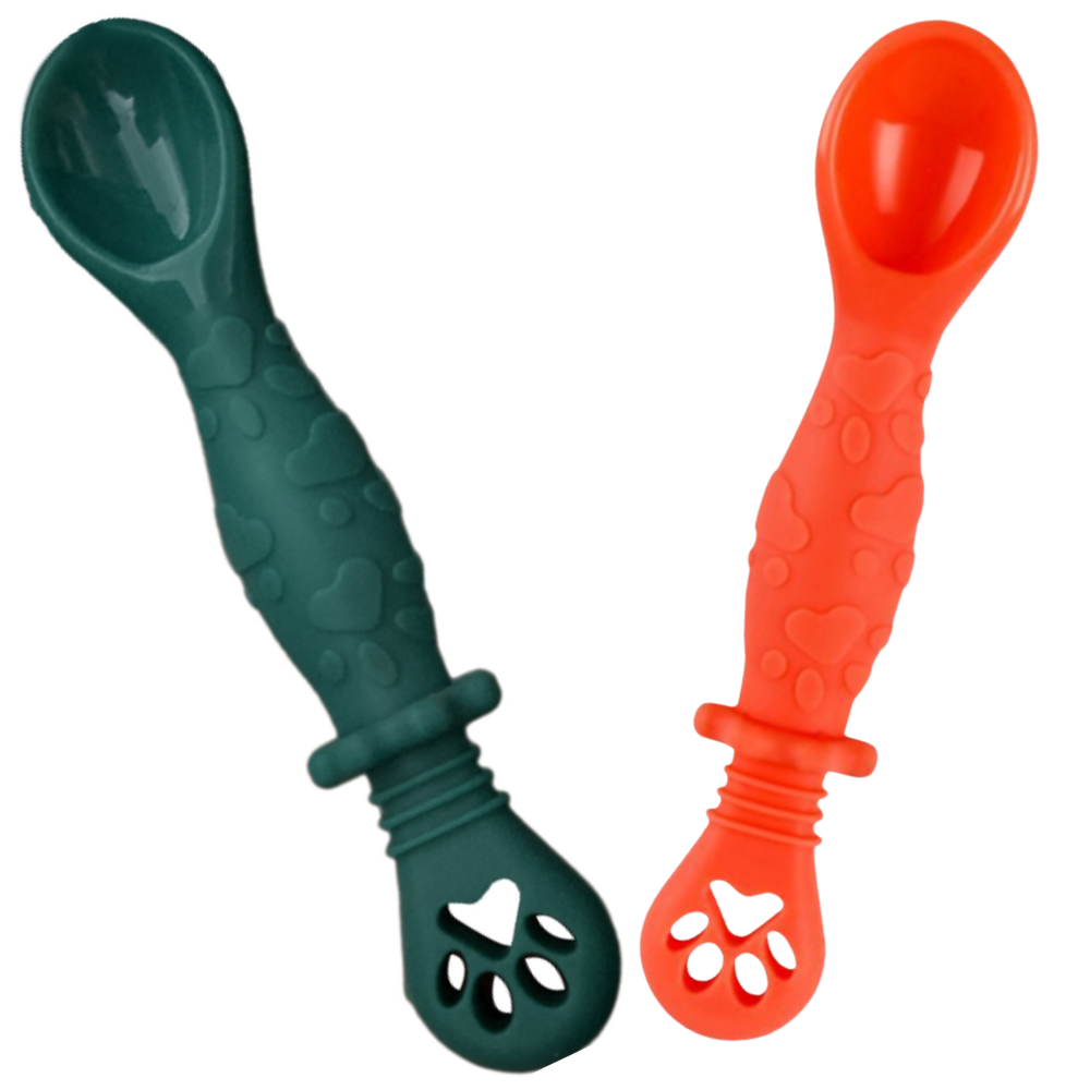 Set 2 Lingurite Bebelusi pentru Hranire si Diversificare, 2 Capete [1]