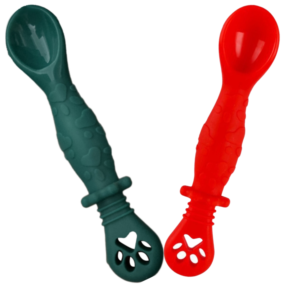 Set 2 Lingurite Bebelusi pentru Hranire si Diversificare, 2 Capete [1]