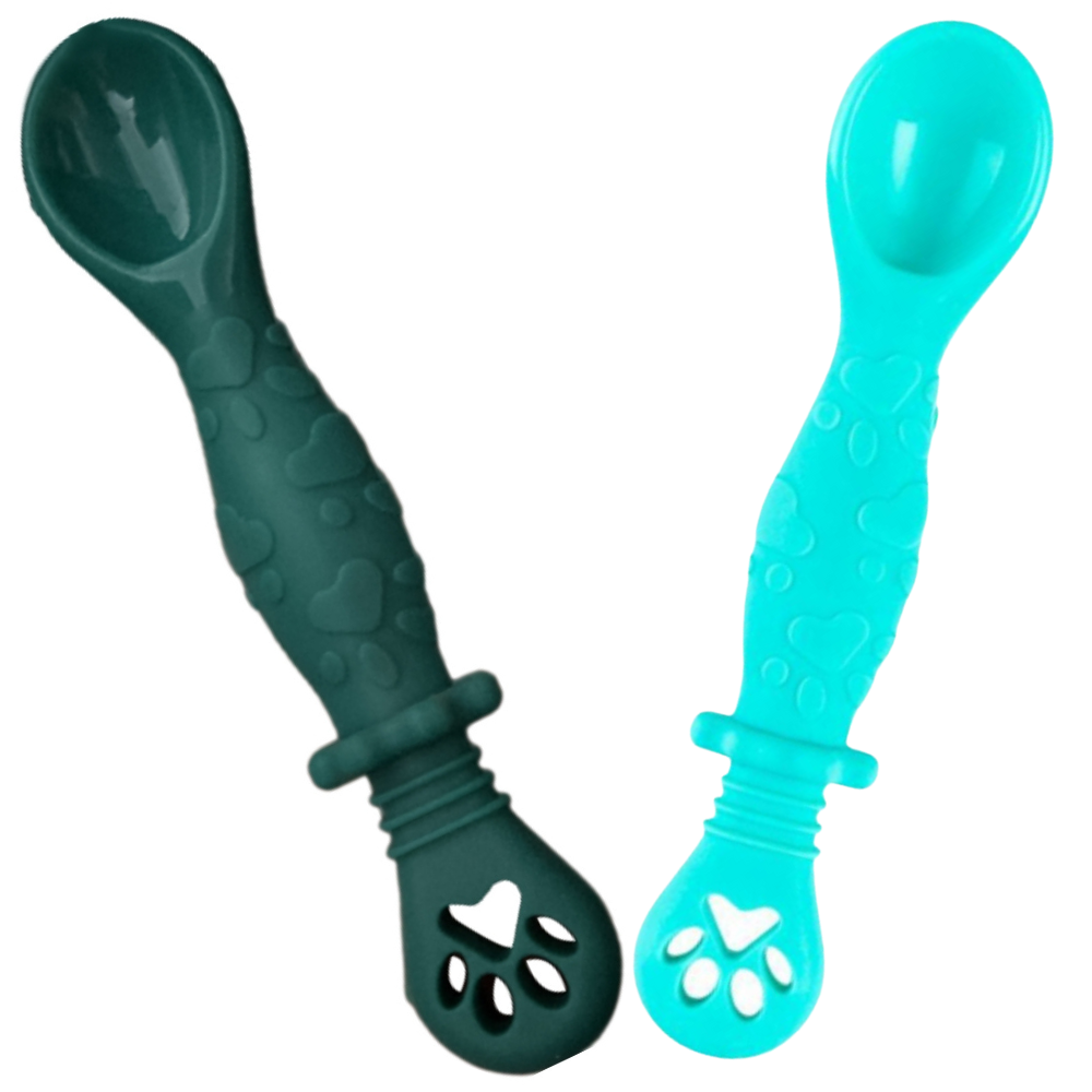 Set 2 Lingurite Bebelusi pentru Hranire si Diversificare, 2 Capete [1]