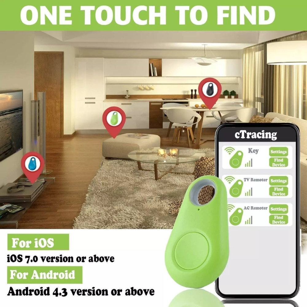 Set 5 Brelocuri Bluetooth Anti-Pierdere pentru Chei, Telefon [35]