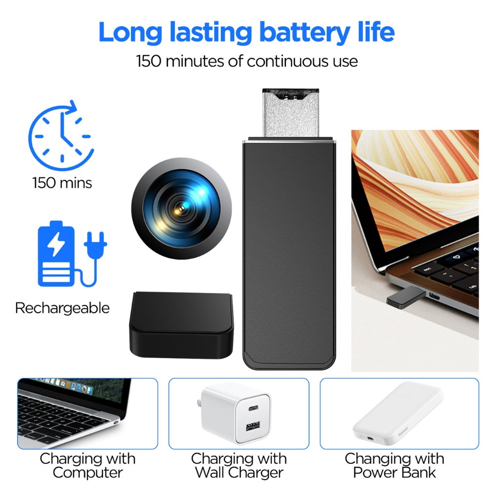 Stick USB cu Camera Full HD 1080P, Senzor de Miscare [14]