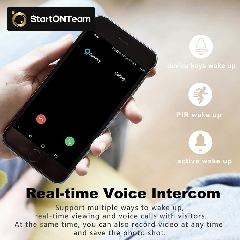 Video Interfon StartONTeam WiFi cu Sonerie Inteligentă și Cameră Full HD [7]