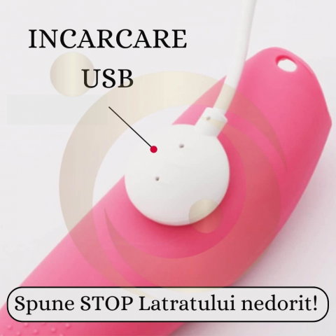 Aparat anticaini portabil cu ultrasunete, Dispozitiv pentru Descurajarea latratului, Anti Latrat la 8m, Sigur pentru Caini si Pisici [25]