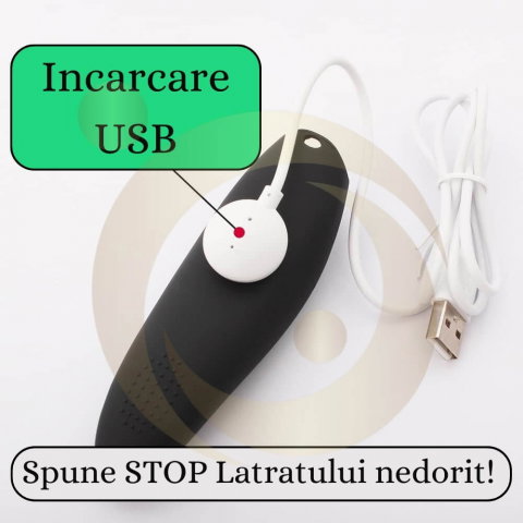 Aparat anticaini portabil cu ultrasunete, Dispozitiv pentru Descurajarea latratului, Anti Latrat la 8m, Sigur pentru Caini si Pisici [4]