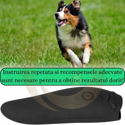 Aparat anticaini portabil cu ultrasunete, Dispozitiv pentru Descurajarea latratului, Anti Latrat la 8m, Sigur pentru Caini si Pisici [7]