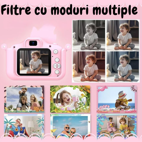 Aparat Foto Copii Unicorn Cameră Selfie 48MP Full HD [2]