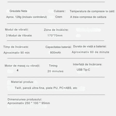 Aparat Inteligent de Masaj pentru Ochi cu Vibratii si Caldura [26]