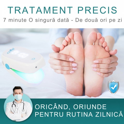 Aparat cu Laser pentru Indepartarea Onicomicozei si Tratarea Ciupercilor de Unghii, Portabil, Reancarcabil, Alb [18]