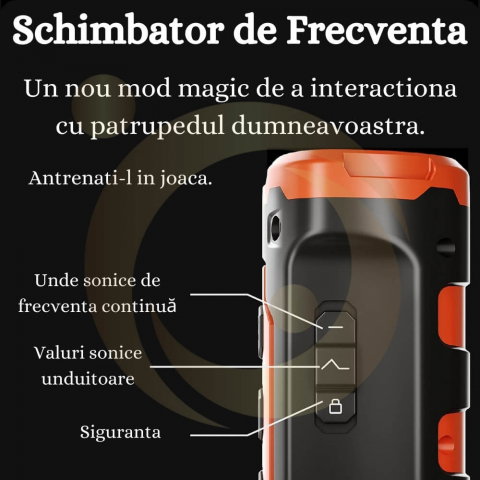 Aparat Profesional Antilatrat cu Ultrasunete si Lanterna, 15m Impotriva Latratului si a Cainilor Agresivi cu Functie de Dresaj AntiLatrat, USB [6]