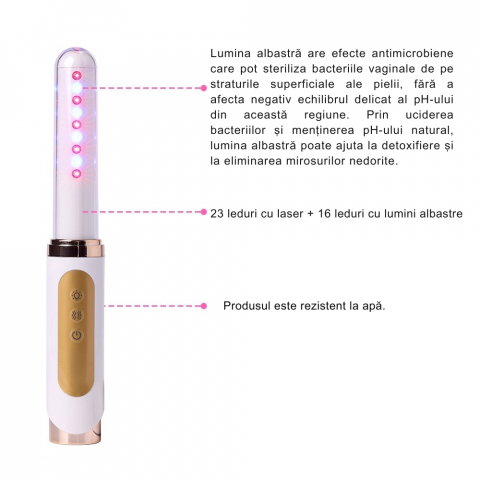 Bagheta Ginecologica cu Laser si Vibratii pentru Sanatatea Vaginala [7]