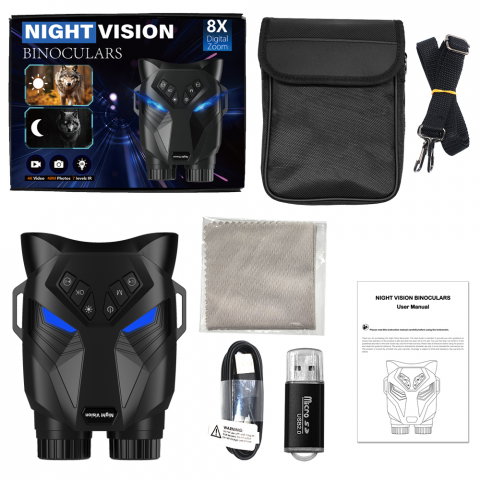 Binoclu Digital Wolf 4K, Profesional de Vanatoare [14]