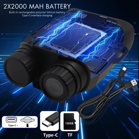 Binoclu Digital Wolf 4K, Profesional de Vanatoare [12]