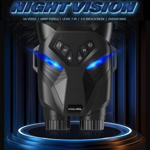 Binoclu Digital Wolf 4K, Profesional de Vanatoare [3]