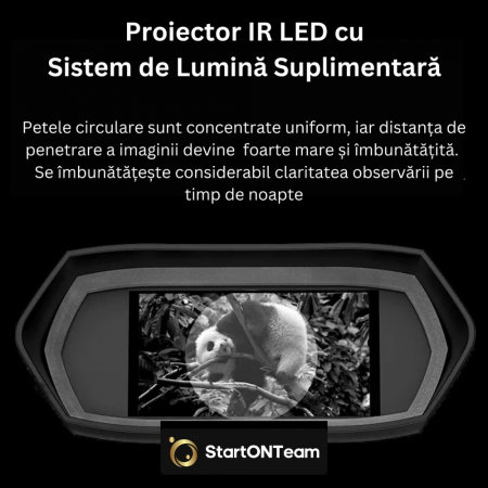 Binoclu Profesional de Vânătoare Digital cu Night Vision, Zoom 8X, Ecran TFT 3” și Tehnologie IR [17]