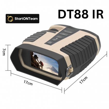 Binoclu Profesional de Vânătoare Digital cu Night Vision, Zoom 8X, Ecran TFT 3” și Tehnologie IR [10]