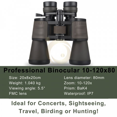 Binoclul Profesional StartONTeam HuntDog 10-120x80 [19]