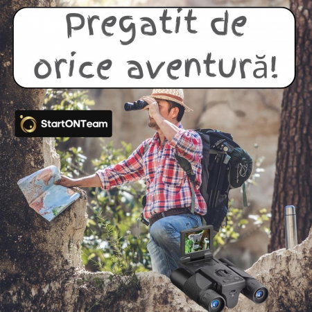 Binoclu Profesional de Vânătoare Zoom Digital 10X cu Ecran LCD 2" [7]