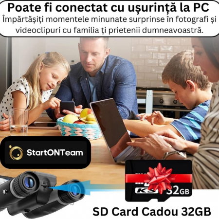 Binoclu Profesional de Vânătoare Zoom Digital 10X cu Ecran LCD 2" [11]