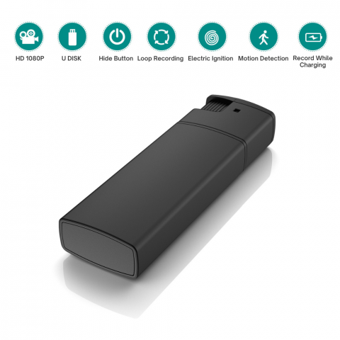 Bricheta cu Mini Camera Video Full HD 1080P, Detectare Miscare [5]
