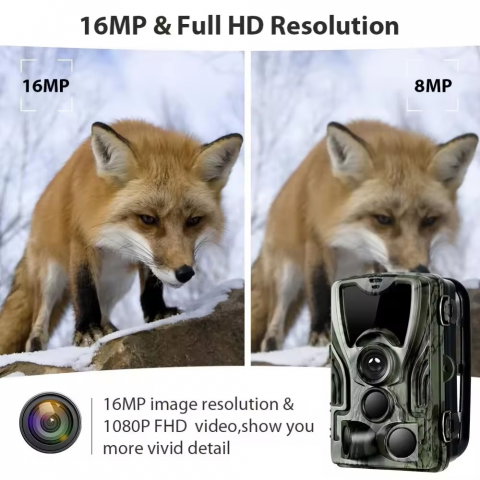 Camera de Vanatoare Full HD, 24MP, Vedere Nocturna, IP65 [10]