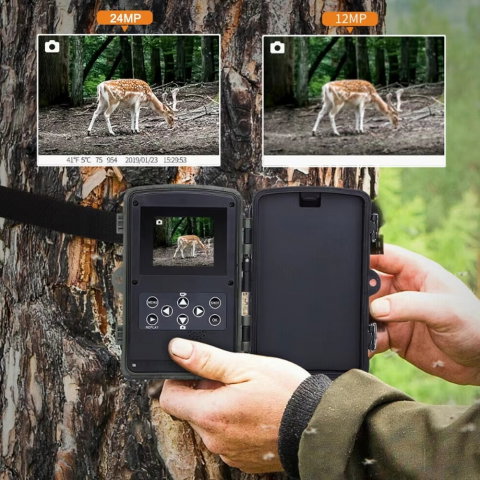 Camera de Vanatoare Full HD, 24MP, Vedere Nocturna, IP65 [11]