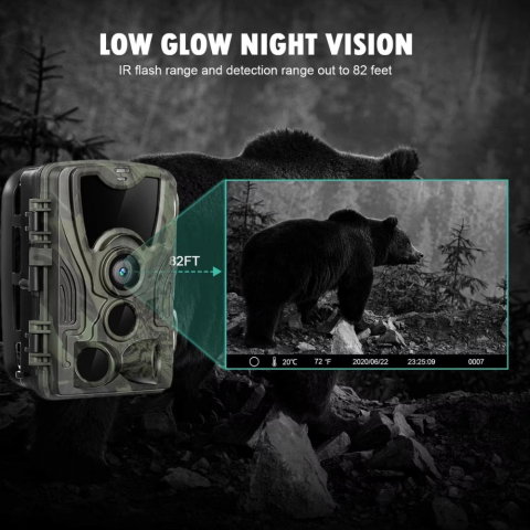 Camera de Vanatoare Full HD, 24MP, Vedere Nocturna, IP65 [9]