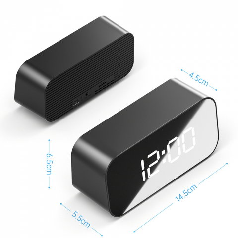 Camera IP 4K in Ceas de Birou, Wi-Fi, cu Detectie Miscare [10]