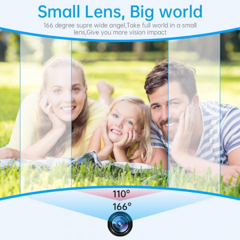 Camera IP 4K in Ceas de Birou, Wi-Fi, cu Detectie Miscare [7]