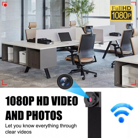 Camera tip Nasture, Full HD Senzor Miscare si Notificari [8]