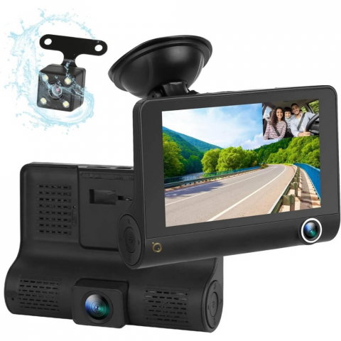Camere de Supraveghere - Camera de bord auto profesionala, fata, spate si interior