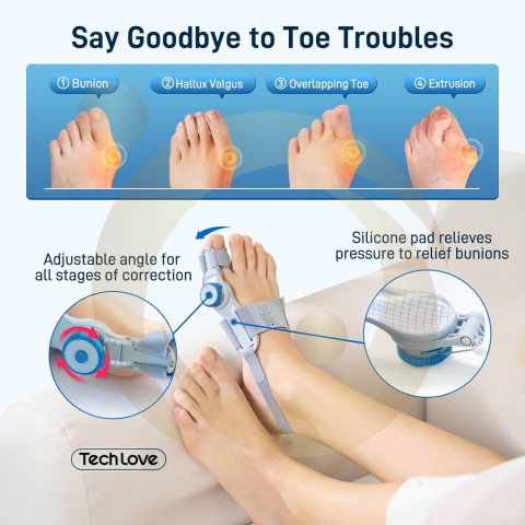 Corector de Monturi Tech Love pentru Hallux Valgus de Zi si Noapte [6]