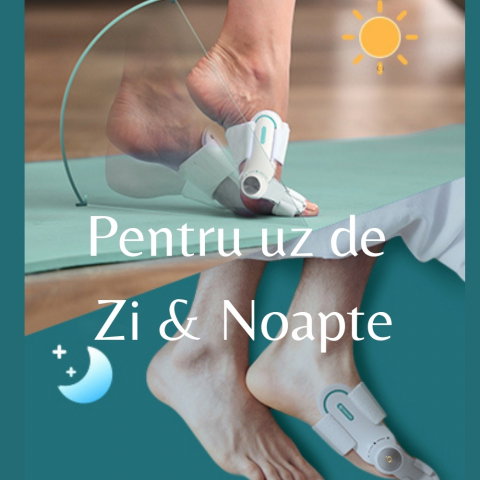 Corector Monturi TENICORE, pentru Corectarea, Tratarea si Îndreptarea degetelor la picioare, Dubla Corectie la Hallux Valgus [15]