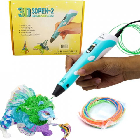 Jucarii - Creion Inteligent de Imprimare 3D-pen, Desen Tridimensional