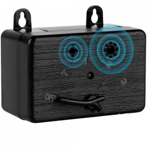 Cutie anti-latrat cu ultrasunete, Aparat de control al latratului cainilor cu 3 niveluri reglabile, 15m, cu utilizare in aer liber si interior [2]