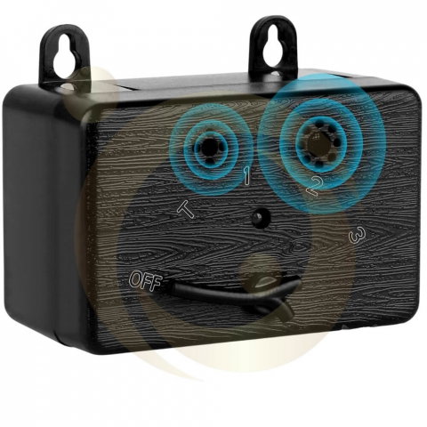 Cutie anti-latrat cu ultrasunete, Aparat de control al latratului cainilor cu 3 niveluri reglabile, 15m, cu utilizare in aer liber si interior [3]