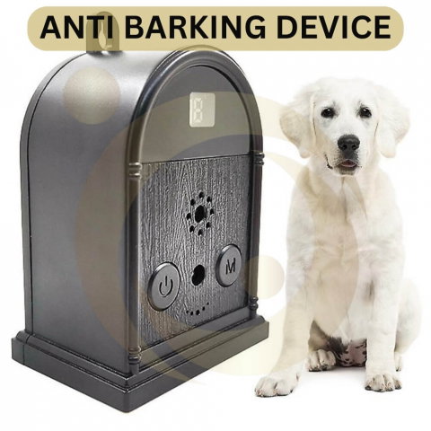 Dispozitiv anti latrat StartONTeam cu ultrasunete, Aparat de control al latratului de caine, 15m, pentru exterior si interior, Impermeabil, 4 Moduri Reglabile, Lumina LED [12]