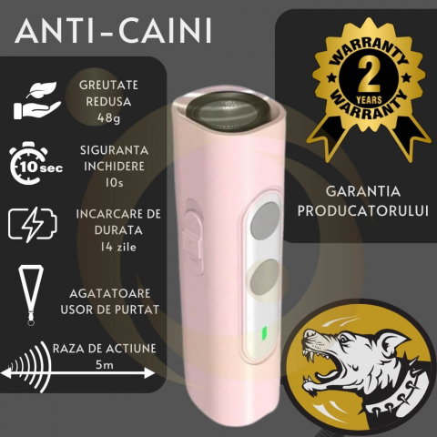 Dispozitiv Profesional Antilatrat cu Ultrasunete pentru Alungat si Speriat Cainii si Pisici [25]