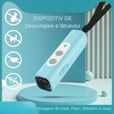 Dispozitiv Profesional Antilatrat cu Ultrasunete pentru Alungat si Speriat Cainii si Pisici [3]